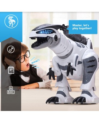 LE NENG TOYS K9 Intelligent Dinosaur Fighting Robot Programmable Touch-sense Music Dance Toy for Kids