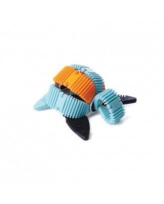 34pcs Flexible Magnetic Construction Kit Assembly 2D 3D Puzzle Block Educational Toys