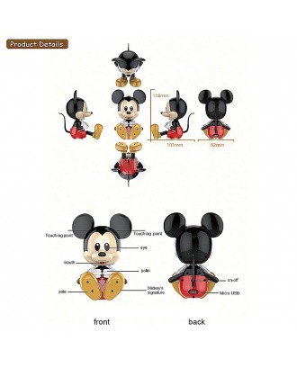 Disney Mickey Mouse Toys Finger Interactive Toys Smart Induction Pet Cute Hanging Puppet for Baby Kids Teens
