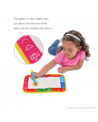 Non-toxic Water Drawing Mat Board Painting and Writing Doodle With Magic Pen for Baby Kids 25 * 16.5 CM