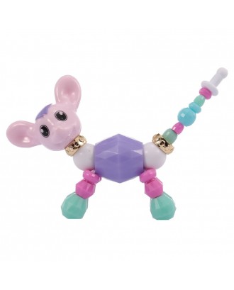 2Pcs Twisted Animal Pets Mouse Giraffe Collectible Bracelet Set for Kids Birthday Party Pretend Play
