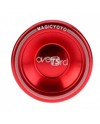 Professional Magic Yoyo T5 Overlord Aluminum Alloy Metal Yoyo 8 Ball KK Bearing with String for Kids Lake Blue