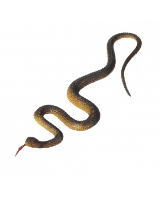 Simulation Black Rubber Snake Fake Snake Garden Props Tricky Funny Toy