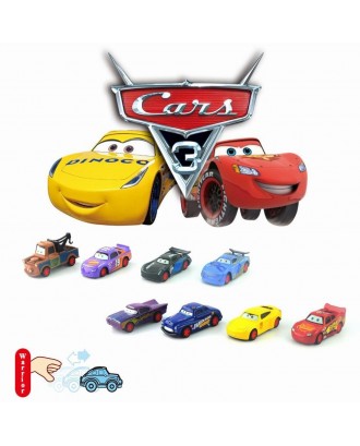 Disney Pixar Cars 1/55 Diecast Vehicle Metal Alloy Pull Back Car Lightning McQueen Cruz Mater Jackson Storm Ramirez Boy Kid Christmas Gift