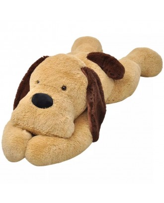 Toy dog plush 120 cm Brown
