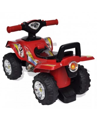 Red Kids Ride-Quad with sound and light