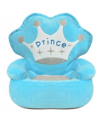 Plush Kids Chair Prince Blue