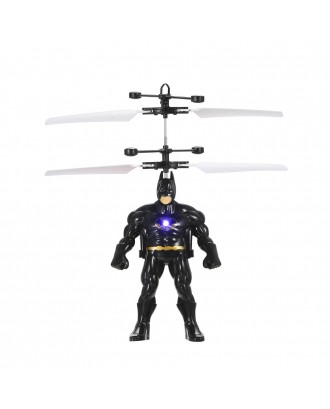 Cool Flying Cartoon Figure based Electric Ball Helicopter Infrared Induction Toy Drone Lamp Children Toys Style 1
