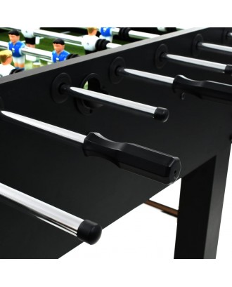 Football table Steel 60 kg 140 x 74,5 x 87,5 cm Black