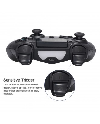 Game Controller for PS4 Wireless BT Gamepad Remote Control Compatible with Playstation 4 Controller with Double Vibration Touchpad 3.5mm Audio Jack for PS4 PC