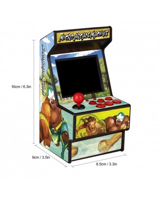 RHAC02 Portable Retro 16-Bit Handheld Game Console Game Machine Mini Arcade Games AV Output Built-in 156 Classic Games With 2.8