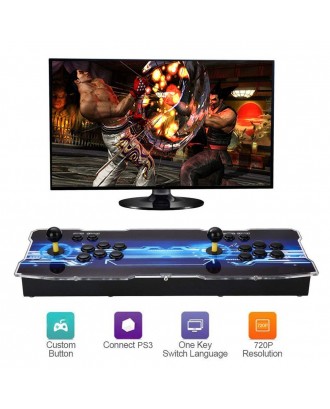 9S+ Arcade Console 2020 in 1 2 Players Control Arcade Games Station Machine Joystick Arcade Buttons HD VGA Output USB for PC TV Laptop