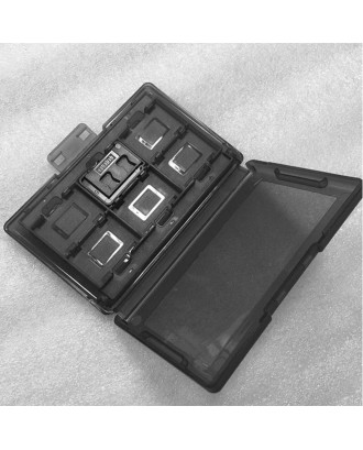 12 In 1 Portable Game Cards Case ABS Shockproof Hard Shell Storage Box For Nintend Switch NS NX Game Card Black