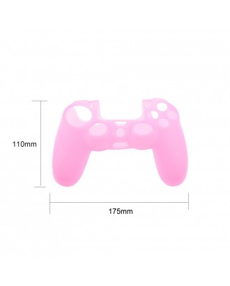 Soft Silicone Cover Gamepad Controller Case Cover Non-slip Sweat-proof Dustproof Protective Shell for PlayStation 4