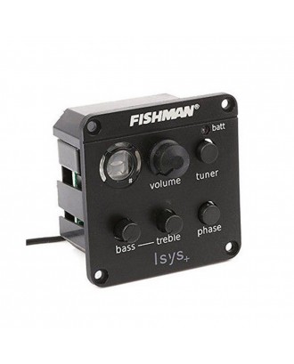 Fishman ISYS+ Equalizer Acoustic Guitar Pickup Preamp EQ Tuner Piezo Pickup
